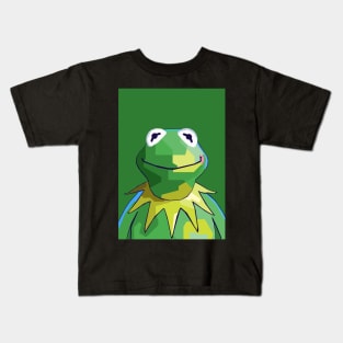 Kermit Meme Pop Art Kids T-Shirt